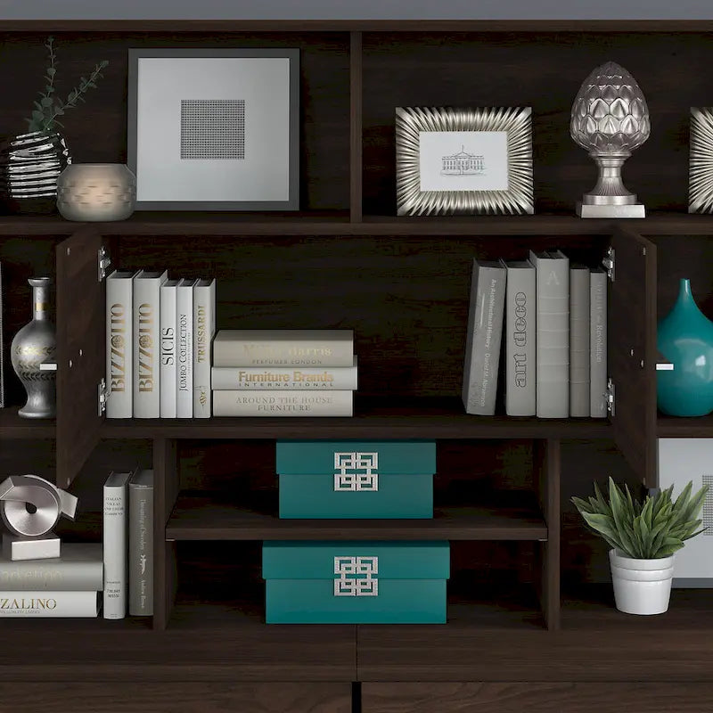 Wood Desk Hutch by