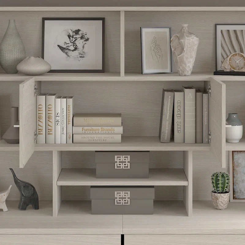 Wood Desk Hutch by