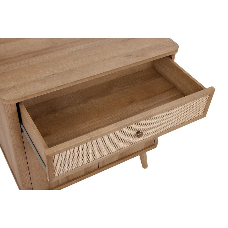 Rattan Small Cabinet 1 Drawer 2 Doors