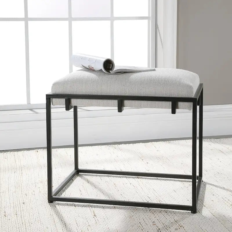 White Small Bench