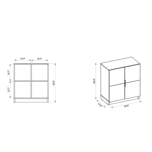 4 Shelf Cabinet