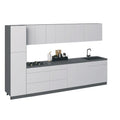 Kitchen Elegant Collection White Gloss Color Base Size 11Ft Wide - 135x24