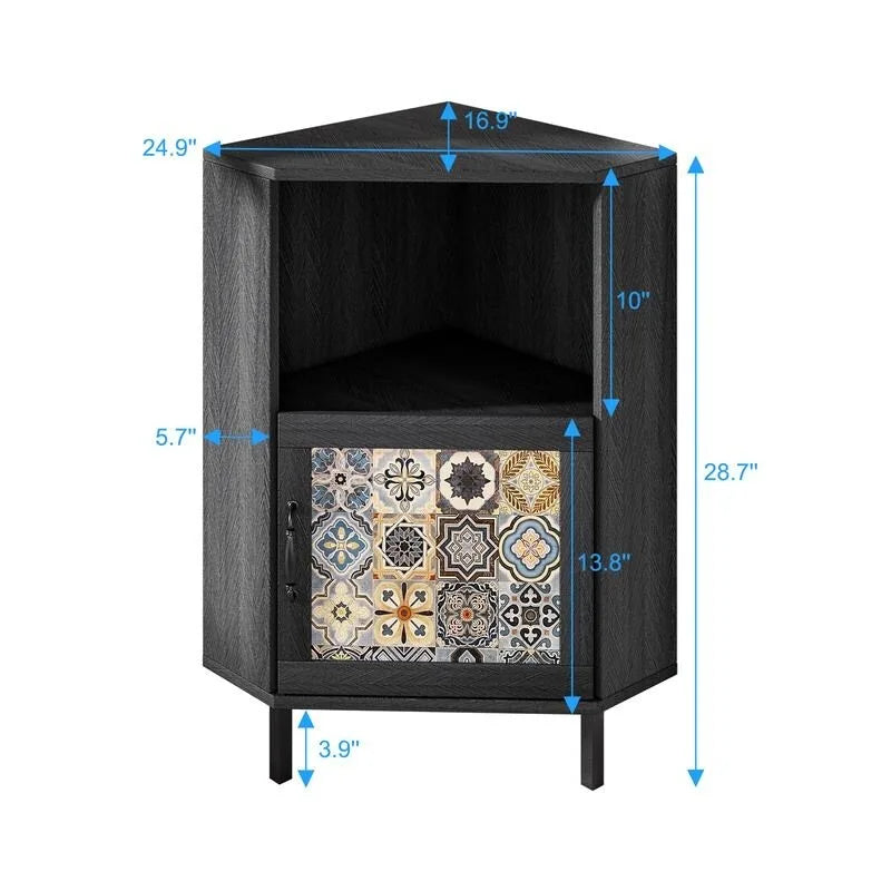 Side storage cabinet