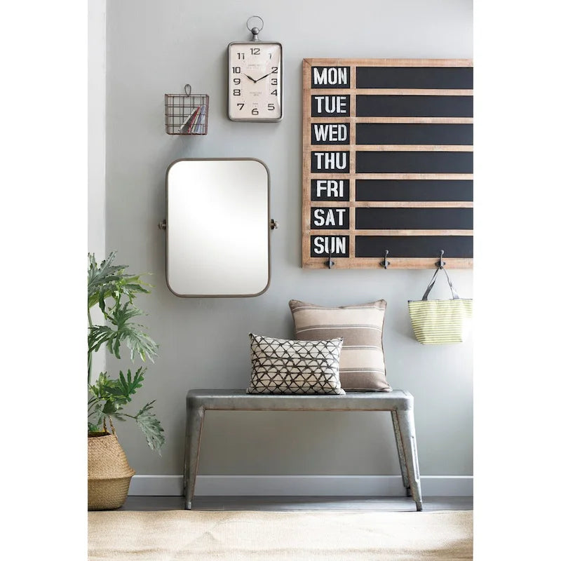 Metal Entryway Bench