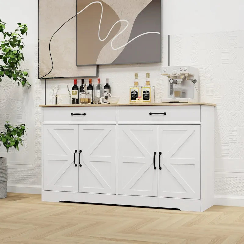 Large farmhouse-style sideboard