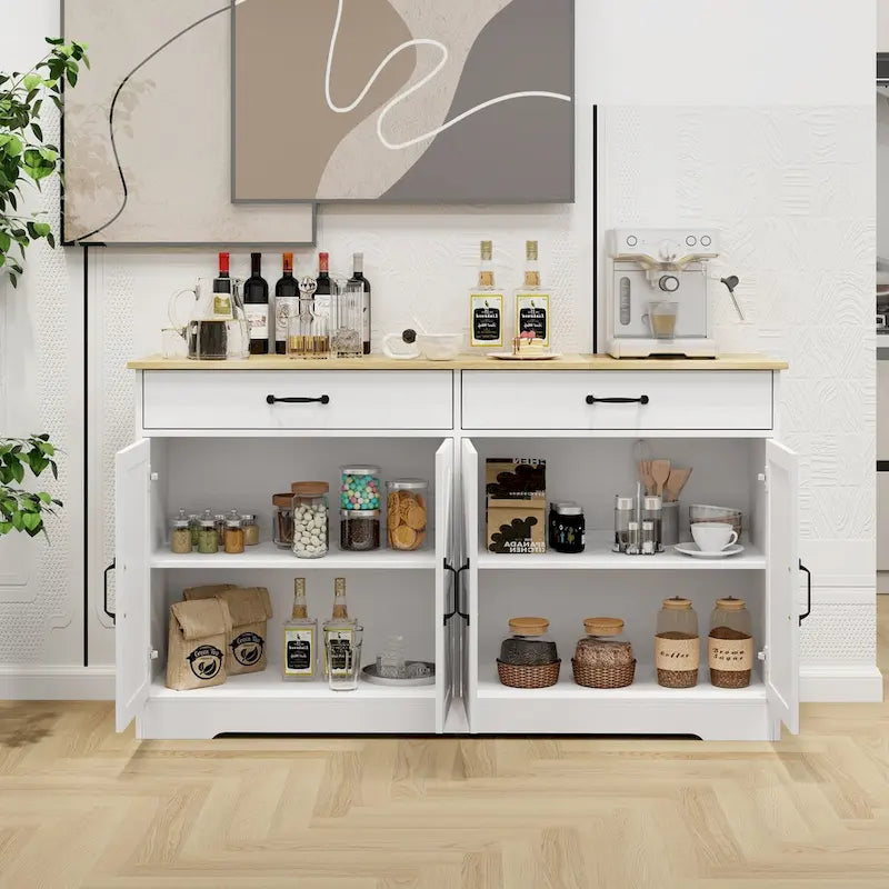 Large farmhouse-style sideboard