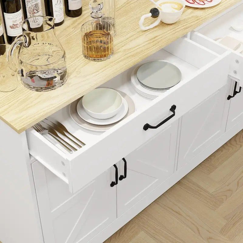 Large farmhouse-style sideboard
