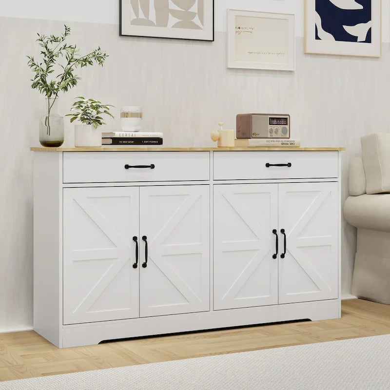 Large farmhouse-style sideboard