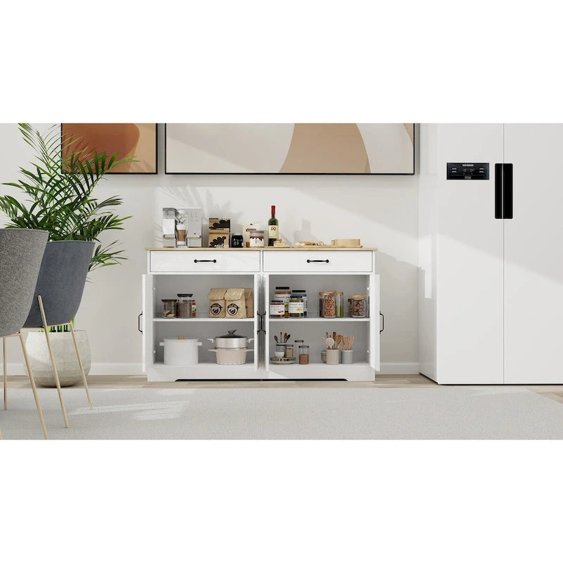 Large farmhouse-style sideboard