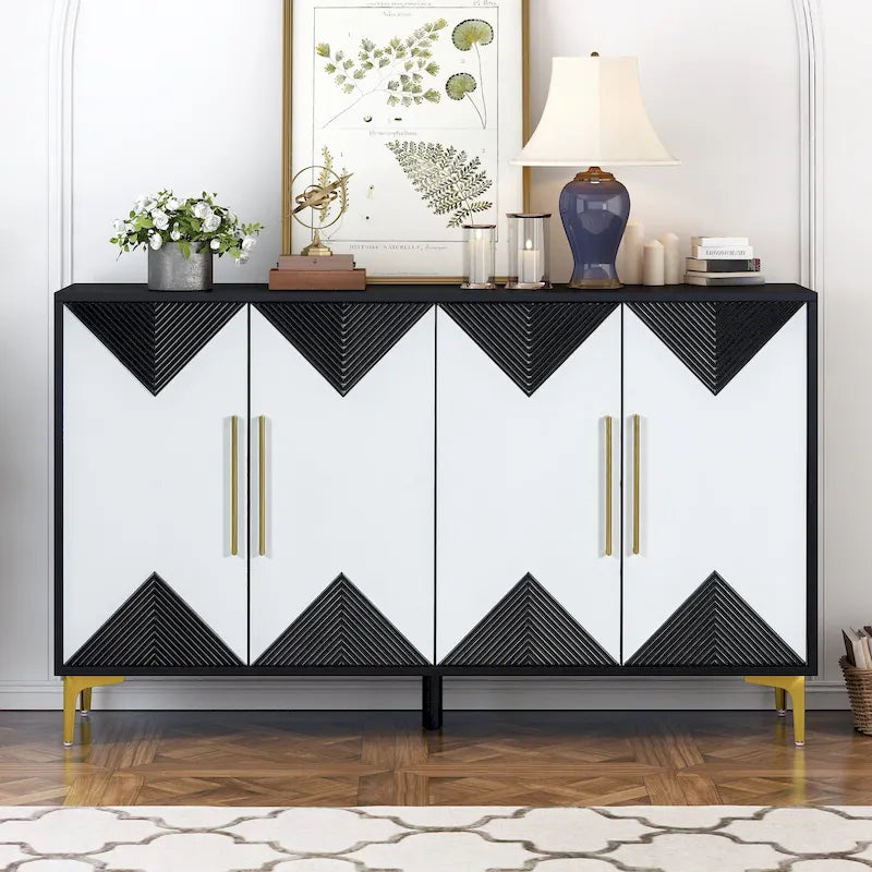 4 Doors Sideboard Cabinet