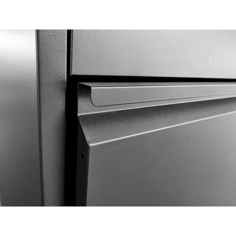 2-Drawers 14. W Metal Vertical File Cabinet with Lock Office Home Vertical File Cabinet for A4 Legal/Letter Size