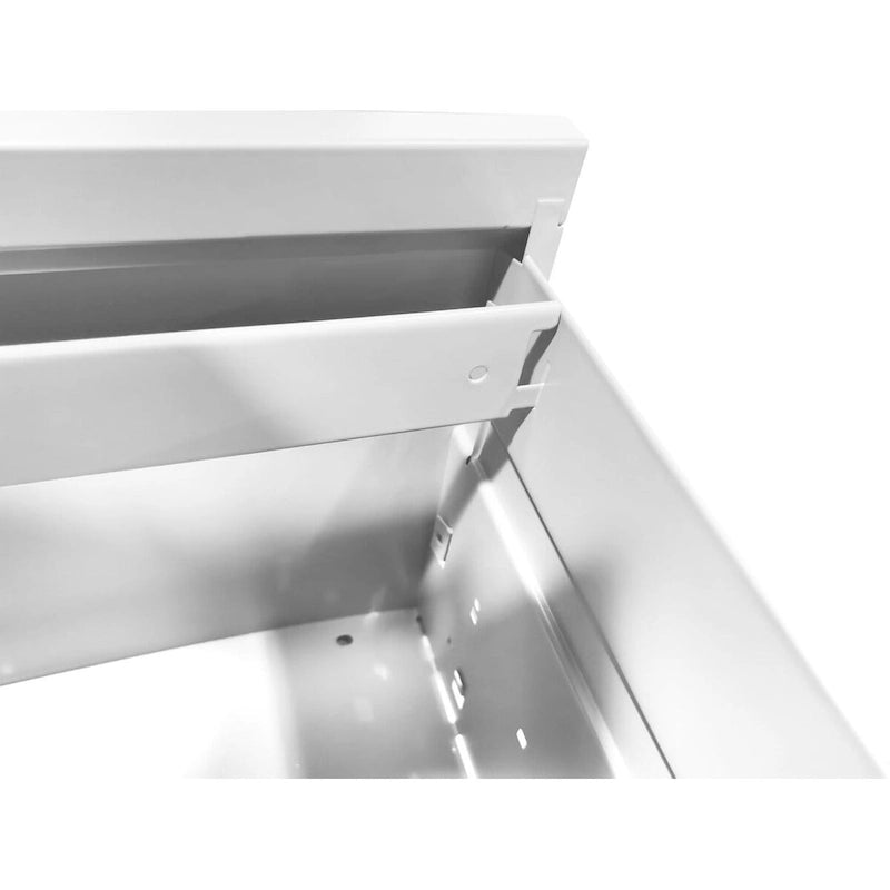 2-Drawers 14. W Metal Vertical File Cabinet with Lock Office Home Vertical File Cabinet for A4 Legal/Letter Size