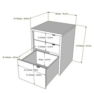 3 Drawer Filing Cabinet