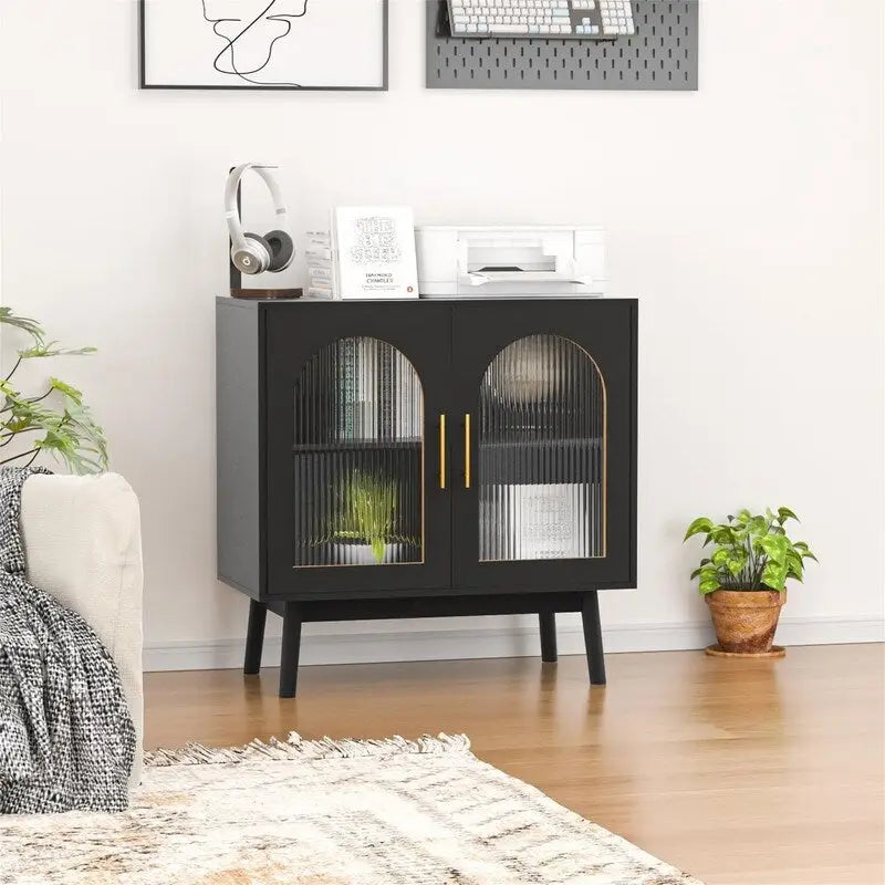 Decorative kitchen storage cabinet