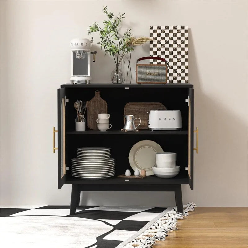 Decorative kitchen storage cabinet