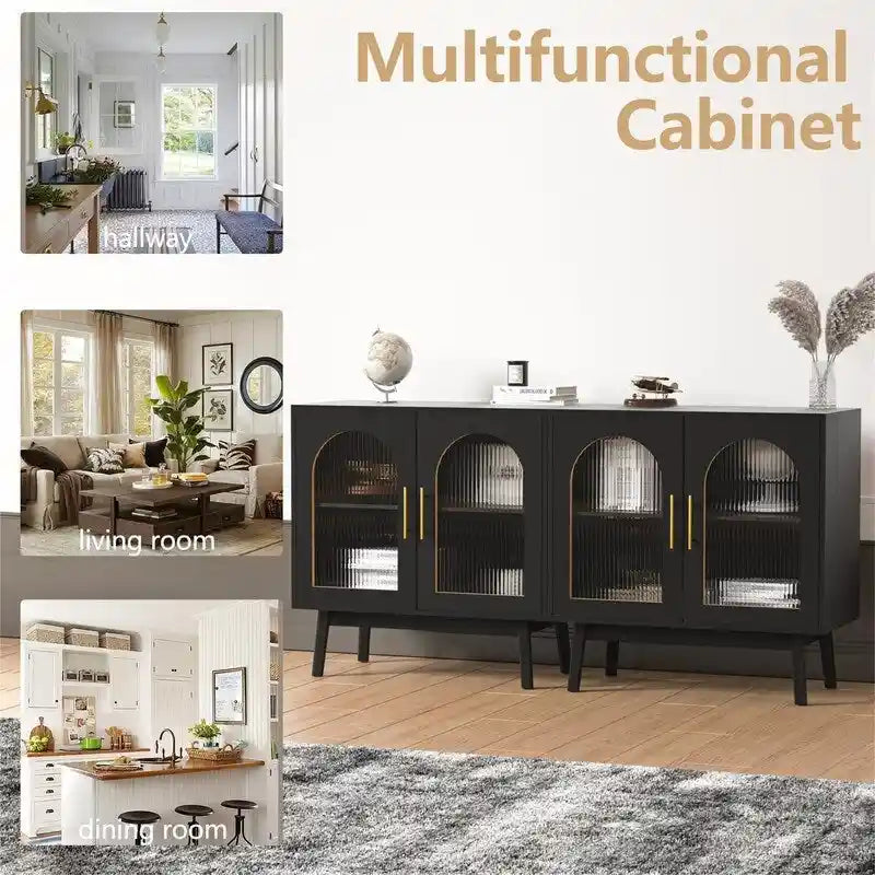 Decorative kitchen storage cabinet